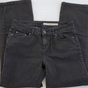 DKNY SOHO JEAN BLACK BOOTCUT SIZE 8P PETITE